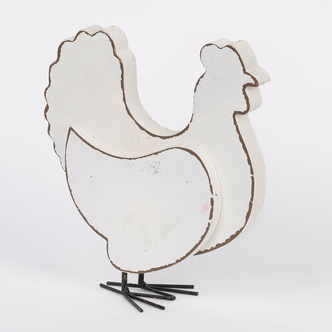 8IN FALL CHICKEN DÉCOR
