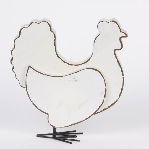 8IN FALL CHICKEN DÉCOR