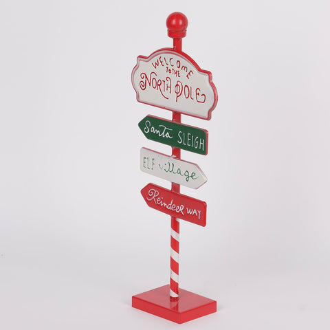 14In Christmas Sign Post Deor