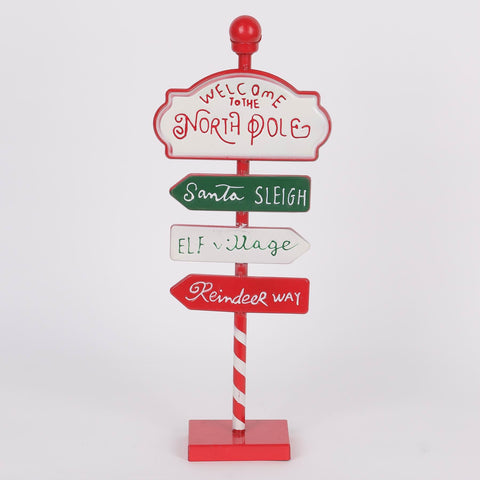 14In Christmas Sign Post Deor