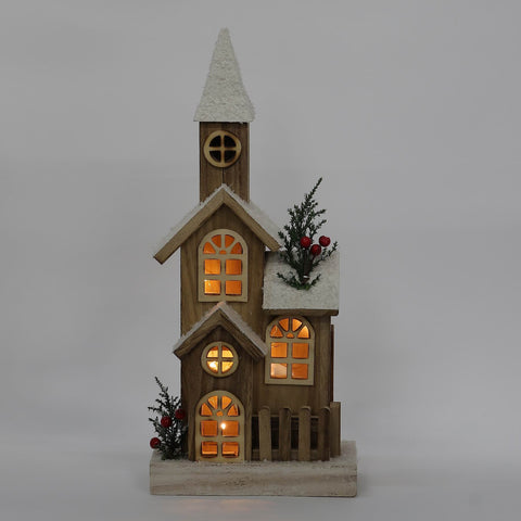 15.25In Christmas Lighted House Décor