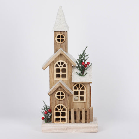 15.25In Christmas Lighted House Décor