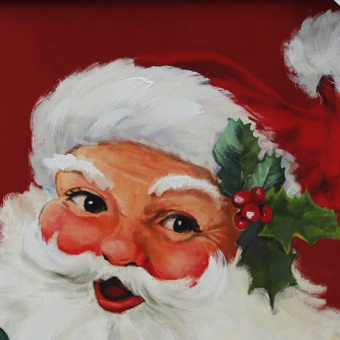 23.75In Christmas Santa Wall Hang Décor