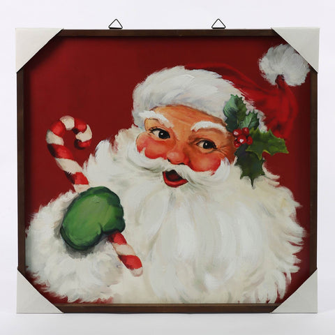 23.75In Christmas Santa Wall Hang Décor