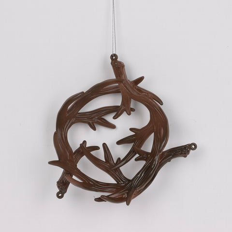 6*2In Matt Brown Antler Ornament