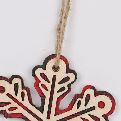 4.5In Snowflake Ornament