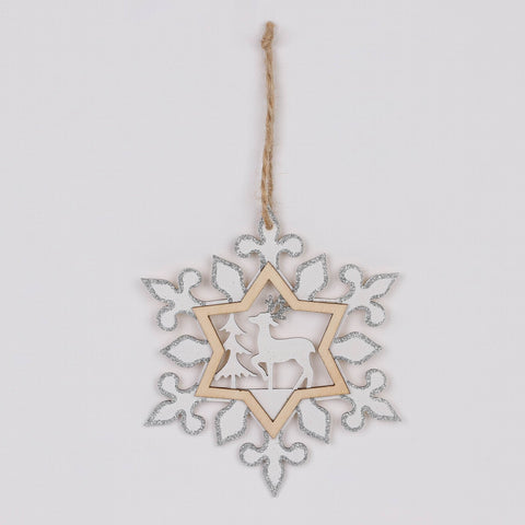 5.25In Snowflake Ornament