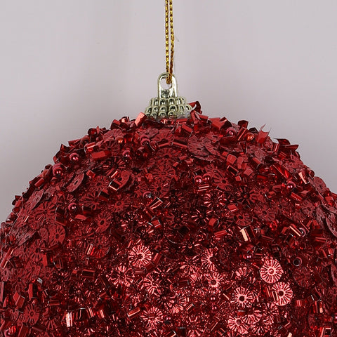 Christmas 4In Red Ornament