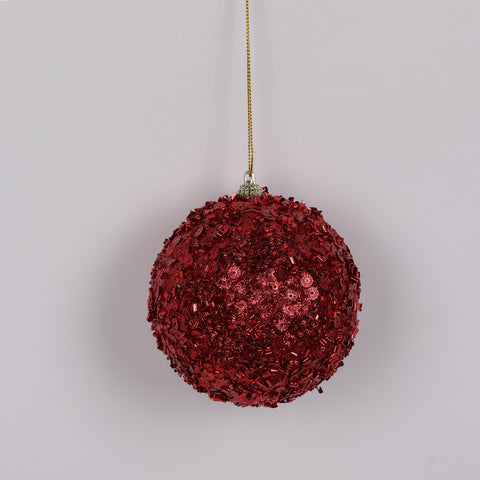 Christmas 4In Red Ornament