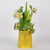 9*5*10''Yellow Spray Bottle With Flower Décor