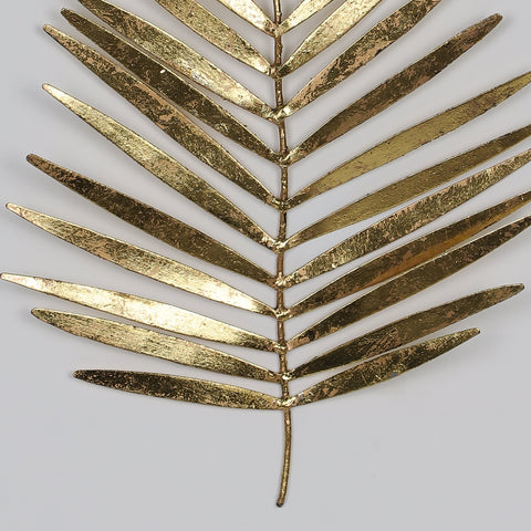 8.5‘’ Gold Metal Leaf Decor