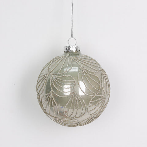 4''H Silver Ornament