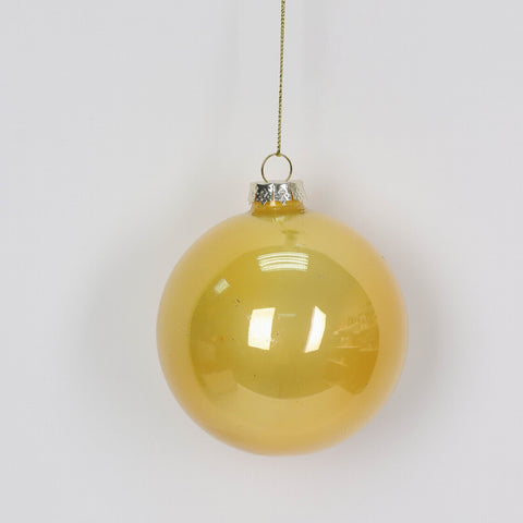 80Mm Yellow Ornament