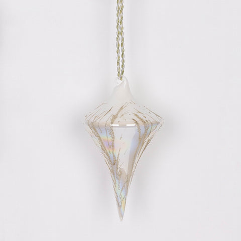 3.5X6.5In Teardrop Ornament