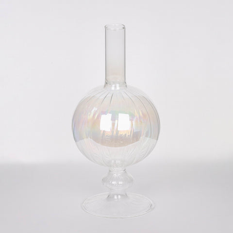 5''Dia*10.75‘’H Glass Décor