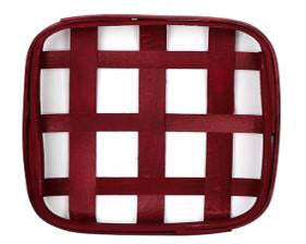 9" Red Basket