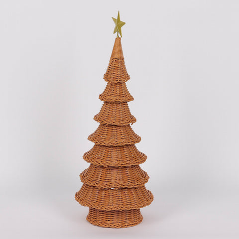 7.5?X19.5 Inch Tree Cone W/Star Décor