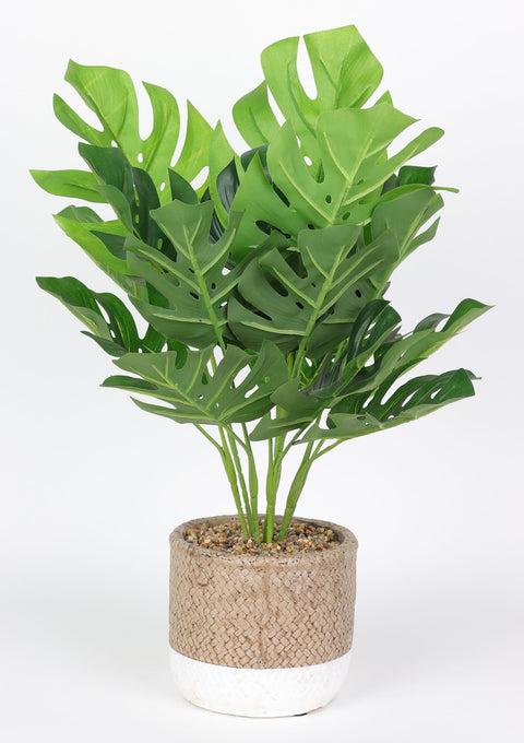 5.25*18.5''Greenery Plam Leaf Arrangement Décor