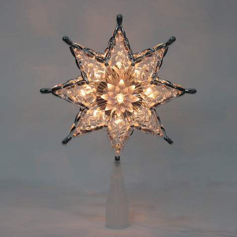 Christmas 8'' Star Tree Topper W/Light