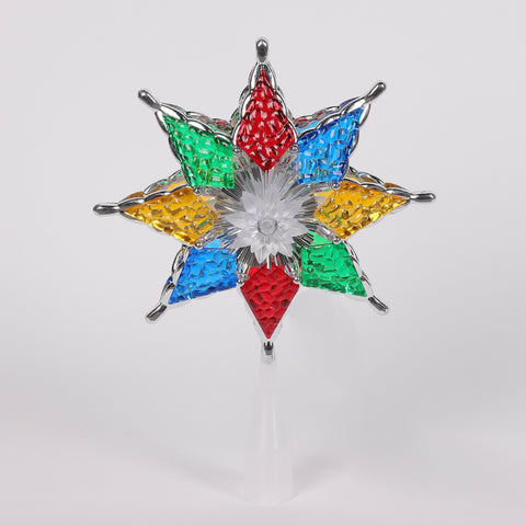 Christmas 8'' Star Tree Topper W/Light