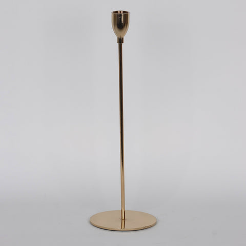 3.875*12.5'' Gold Metal Candle Holder Décor