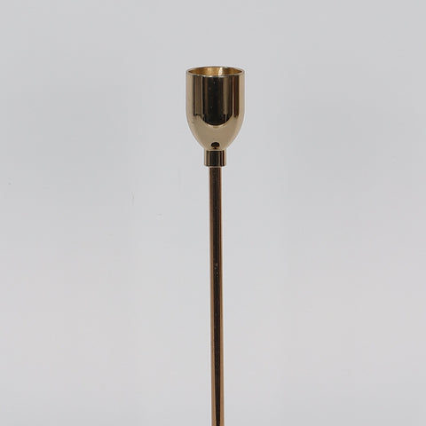 3.875*8.75'' Gold Metal Candle Holder Décor