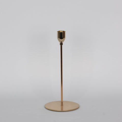 3.875*8.75'' Gold Metal Candle Holder Décor