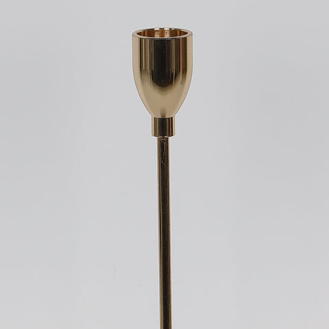 4.0*4.0*11.0‘’ Gold Metal Candle Holder Décor