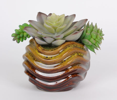 4.25*4.5''Greenery Succulent Arrangement Décor