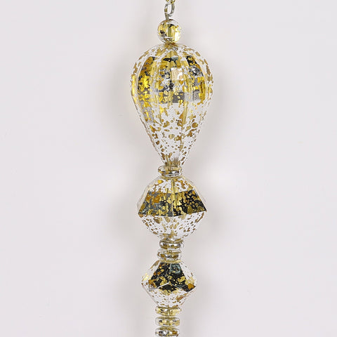 6In Mirror With Gold Teardrop Ornament