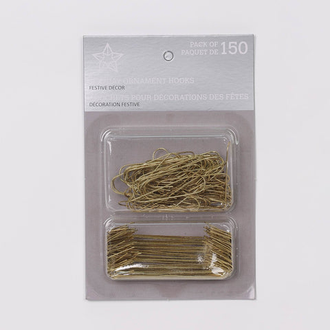 Christmas 150Ct Basic Ornament Hooks