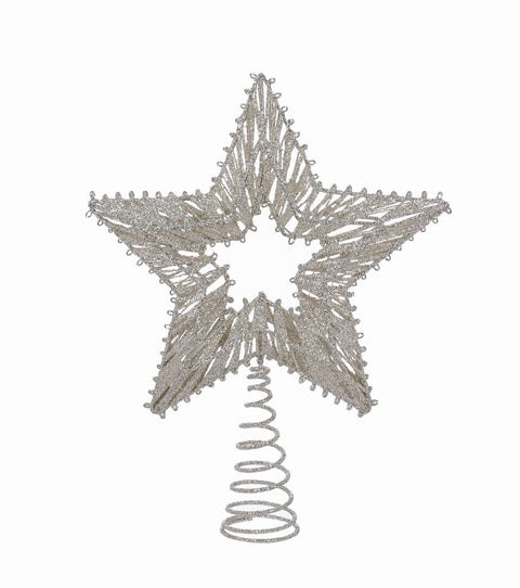 Christmas Star Tree Topper -Silver

12In H (30.4Cm)