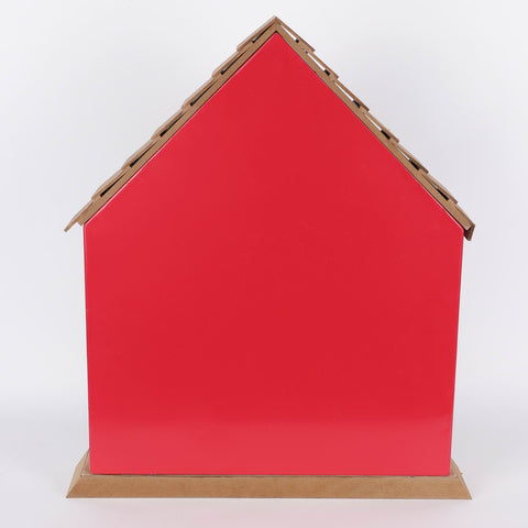 16.75*2.75*19.75 Inch Christmas Advant Calendar House Décor