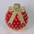 Dia.15"X21"H Pre-Lit Plastic Red Jumbo Ornament-Led Lighting