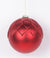 5.91"H Shatterproof Ball Ornament Red