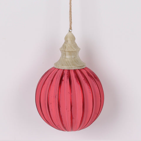 Christmas 4X6 Inch Pink Ornament