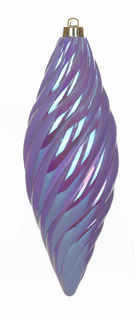 Christmas 2.75*8'' Iridescent Teardrop Ornament