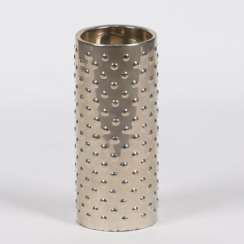 Christmas 7"H Metal Candle Holder