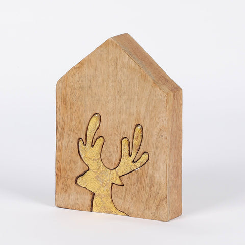 7.25"H Christmas Reindeer Table Décor