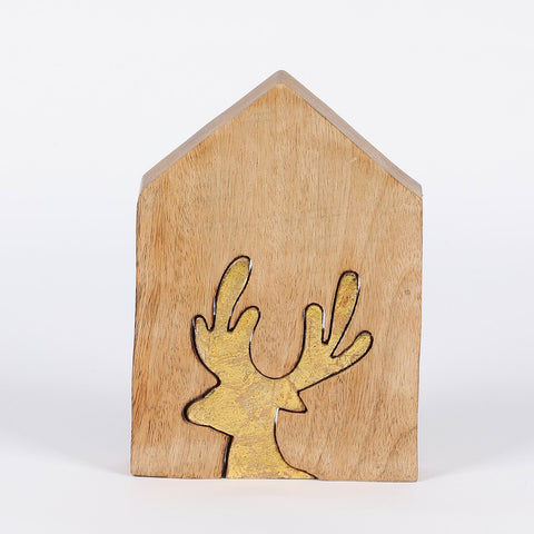 7.25"H Christmas Reindeer Table Décor