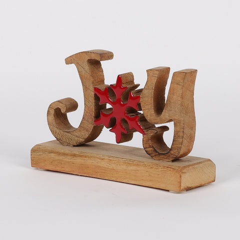 4.5"H Christmas Joy Table Décor