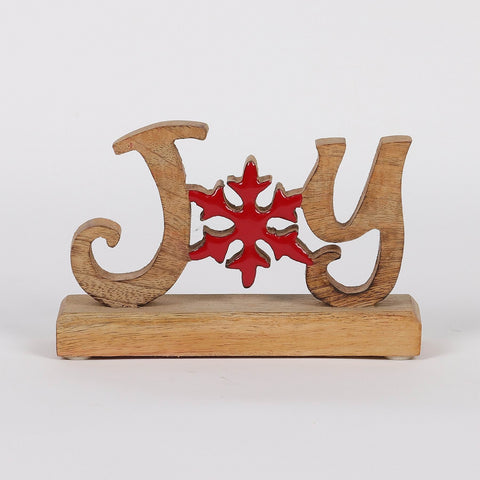 4.5"H Christmas Joy Table Décor