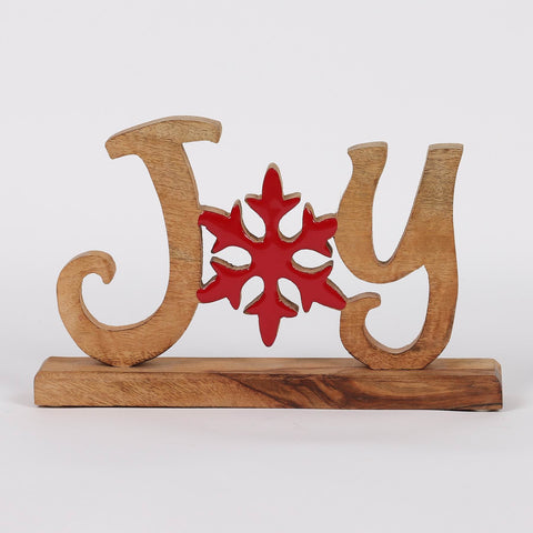 7"H Christmas Joy Table Décor