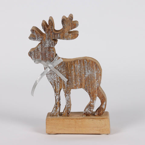 7.5"H Christmas Moose Décor