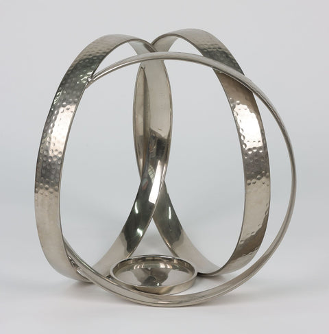 13"X12.5"X13"Metal Candle Holder Décor