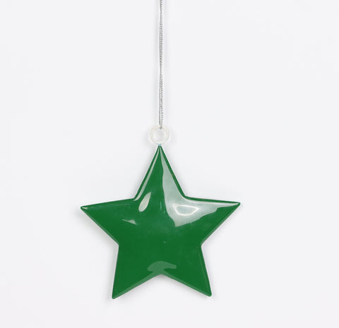 4X4X0.75 Inch Iron Enamelled Star Ornament