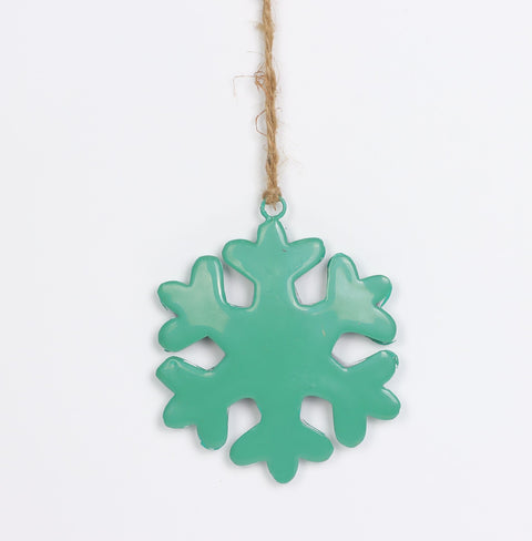 4X4X0.75 Inch Iron Enamelled Sf Ornament