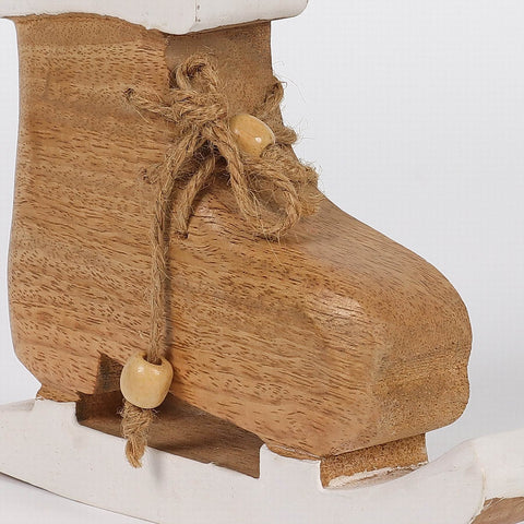 6"H Christmas Skiing Boot Décor