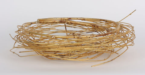 9.5''X9.5"X2.25''
Golden Nest Décor