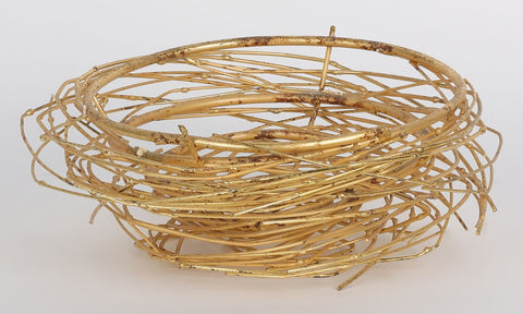 7''X7"X2.75''
Golden Nest Décor